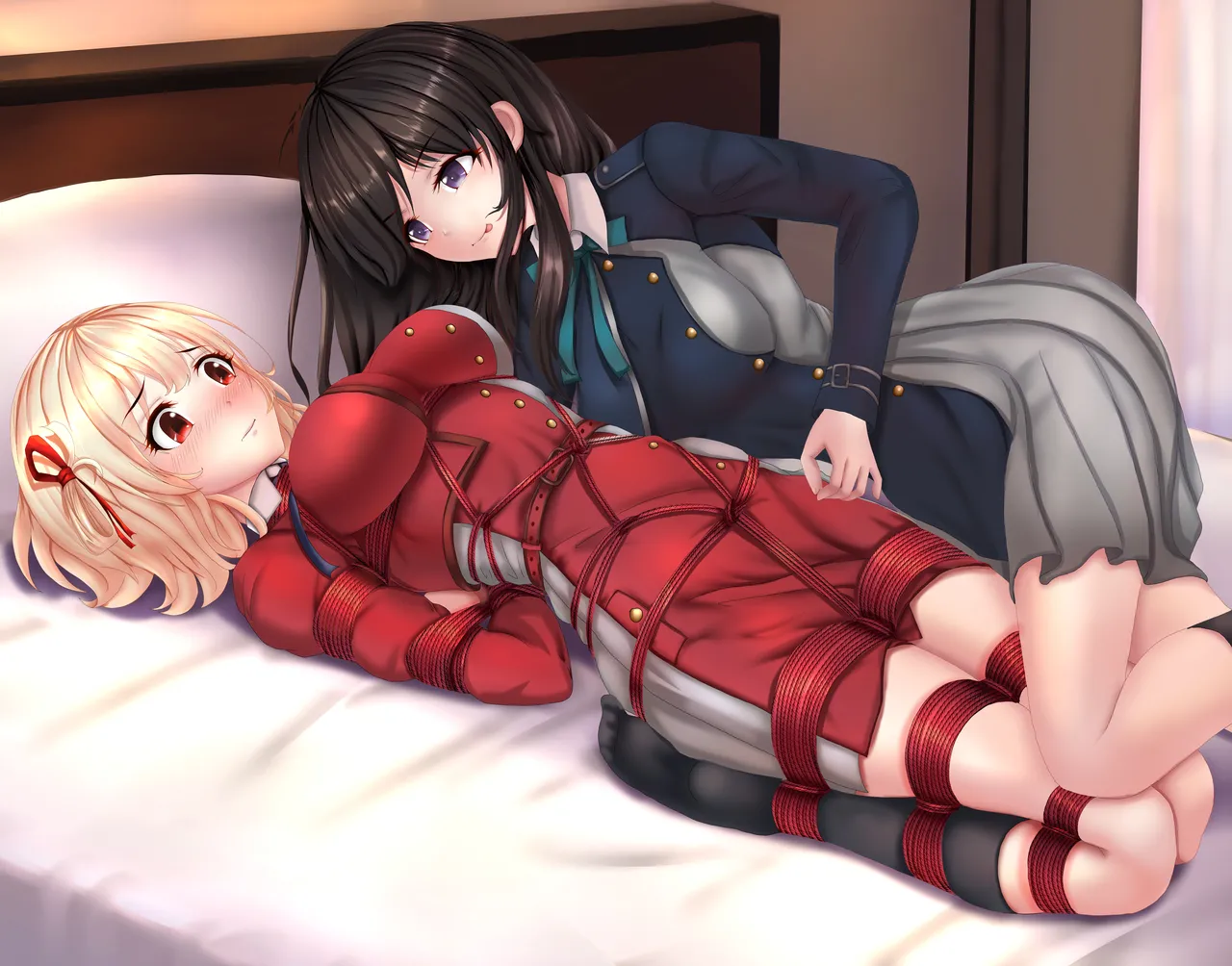 蝙蝠也月-莉可丽丝双人组（On October Lycoris Recoil） page 1 full