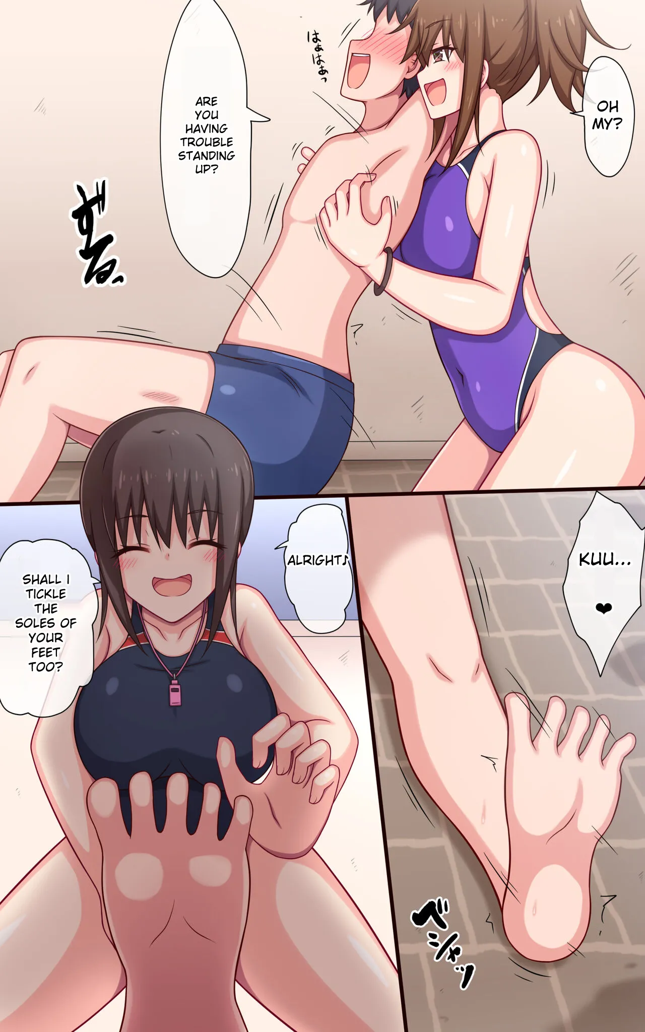 Ticklish Swimming Class~ The Tickle-loving Swimmer Onee-san!~ page 7 full