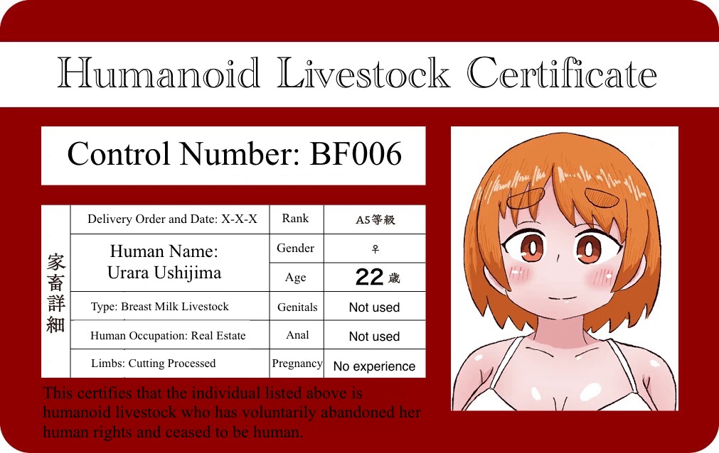 The life of a person who willingly became a humanoid livestock + The End of a Humanoid Livestock page 1 full