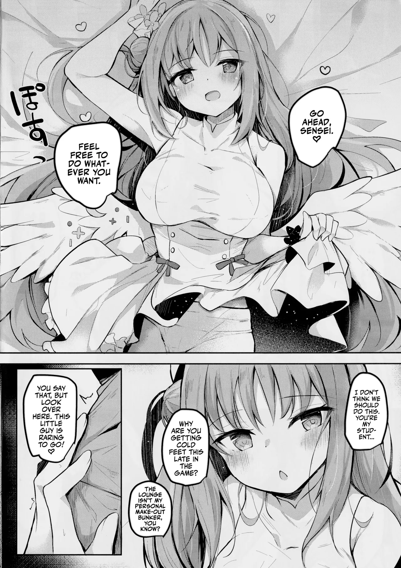 Mika no Yuuwaku Tanetsu Ecchi - She seduces her loving teacher and gets him to have sex with her inside. page 3 full