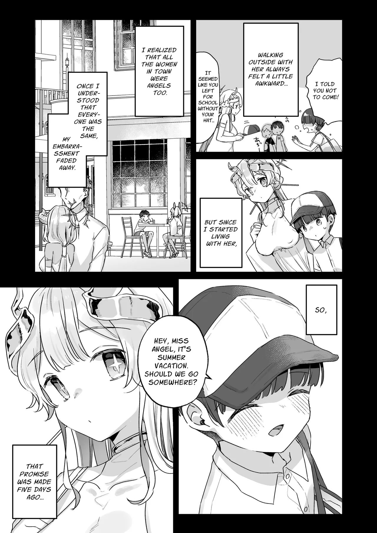 Zoku Onaho Ochishita Kikai Tenshi-sama to Boku no Natsuyasumi | My Summer Vacation with a Fallen Faphole Mech Angel 2 page 4 full