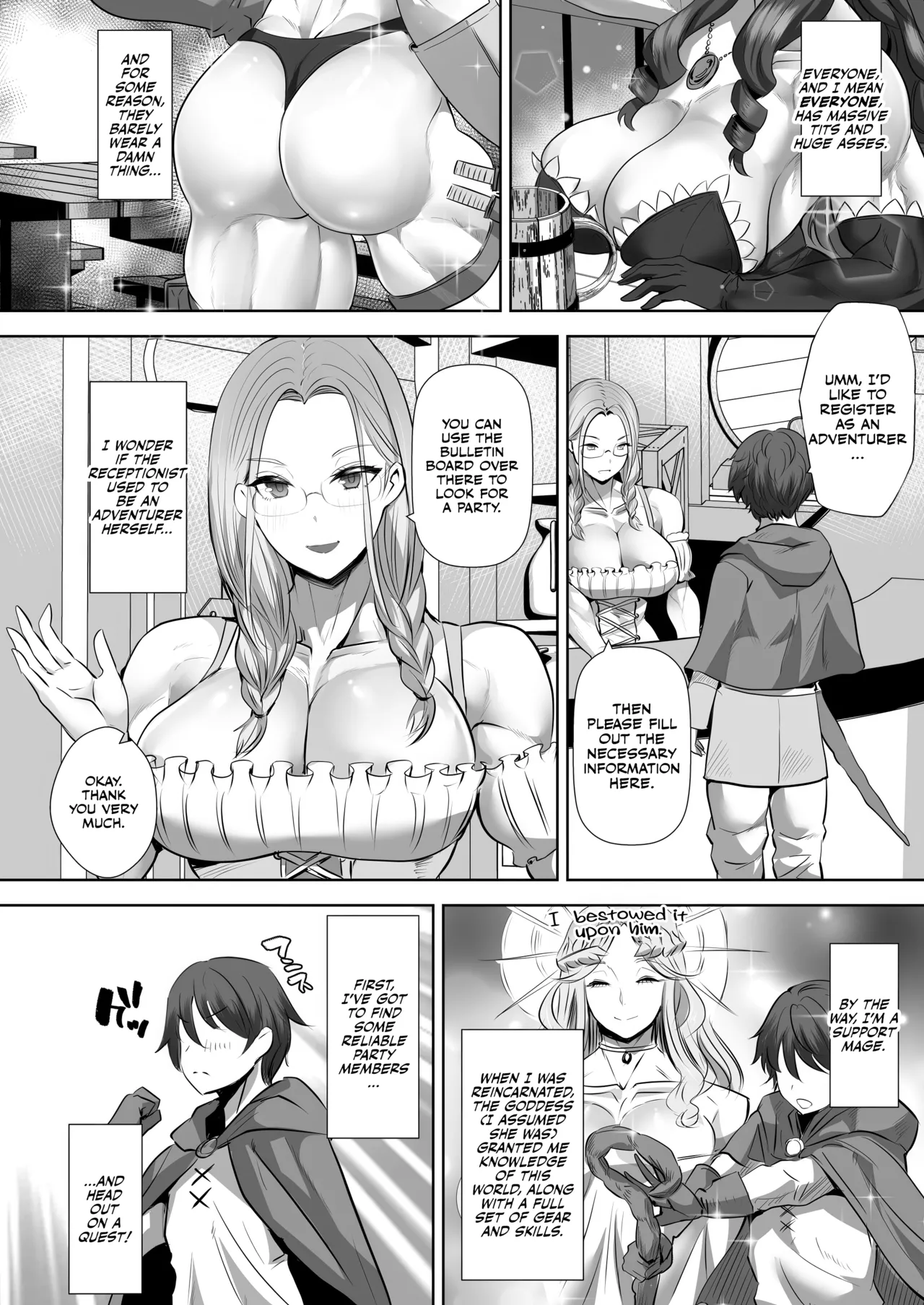 Teisou Gyakuten Deka Isekai Tensei ~Yarimoku  Onna Boukensha PT ni Tsukamatte Shimaimashita~ page 4 full