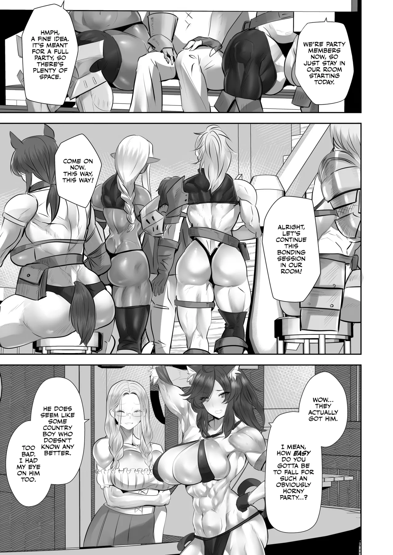 Teisou Gyakuten Deka Isekai Tensei ~Yarimoku  Onna Boukensha PT ni Tsukamatte Shimaimashita~ page 9 full
