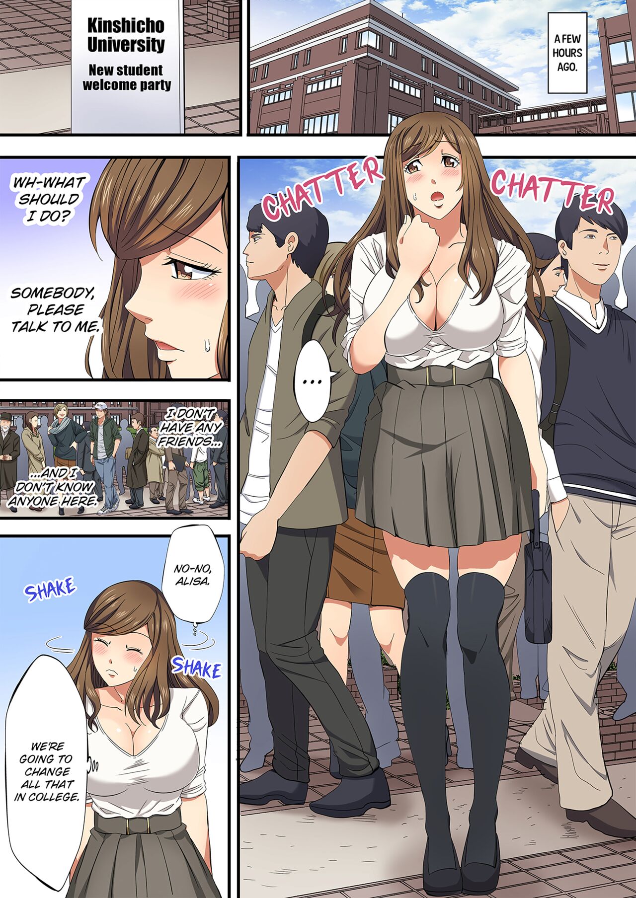 Drunken Sex at the Club Welcoming Party! Volume 1 page 4 full