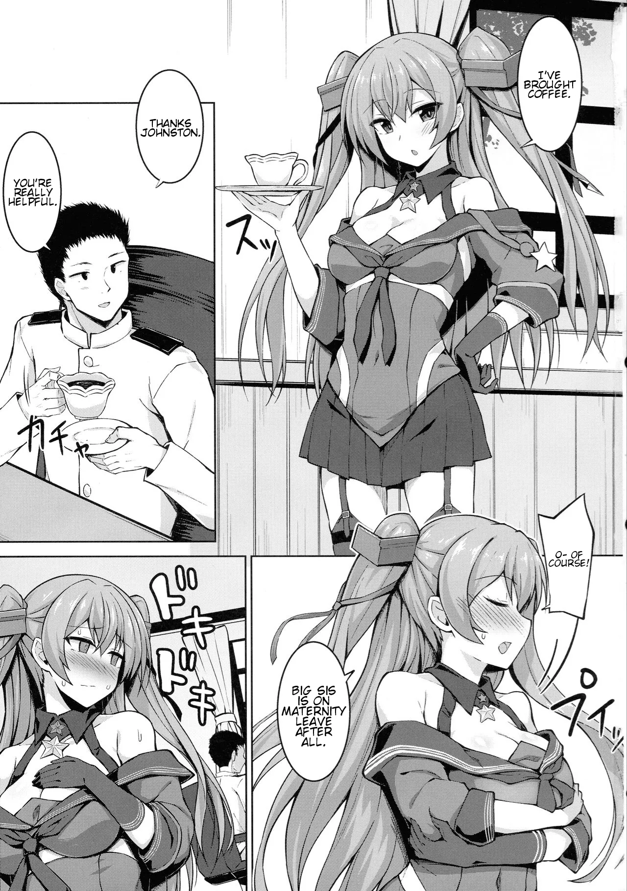 Sankyuu-chuu no Fletcher ni Johnston ga Kuwawatte Futari de Aka-chan o Ninshin suru Hon page 3 full