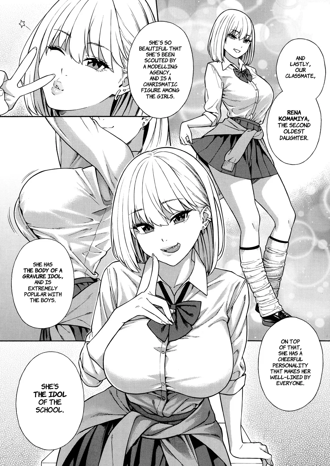 Making a Harem of the Three Bitchy Gal Sisters - Part 1-2 page 9 full