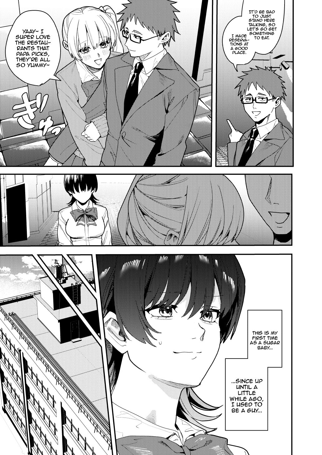 Papakatsu Nyotaika de Tanoshiku Kasegu! / Having Fun And Earning Some Money By Prostituting Myself After Turning Into A Girl! page 4 full