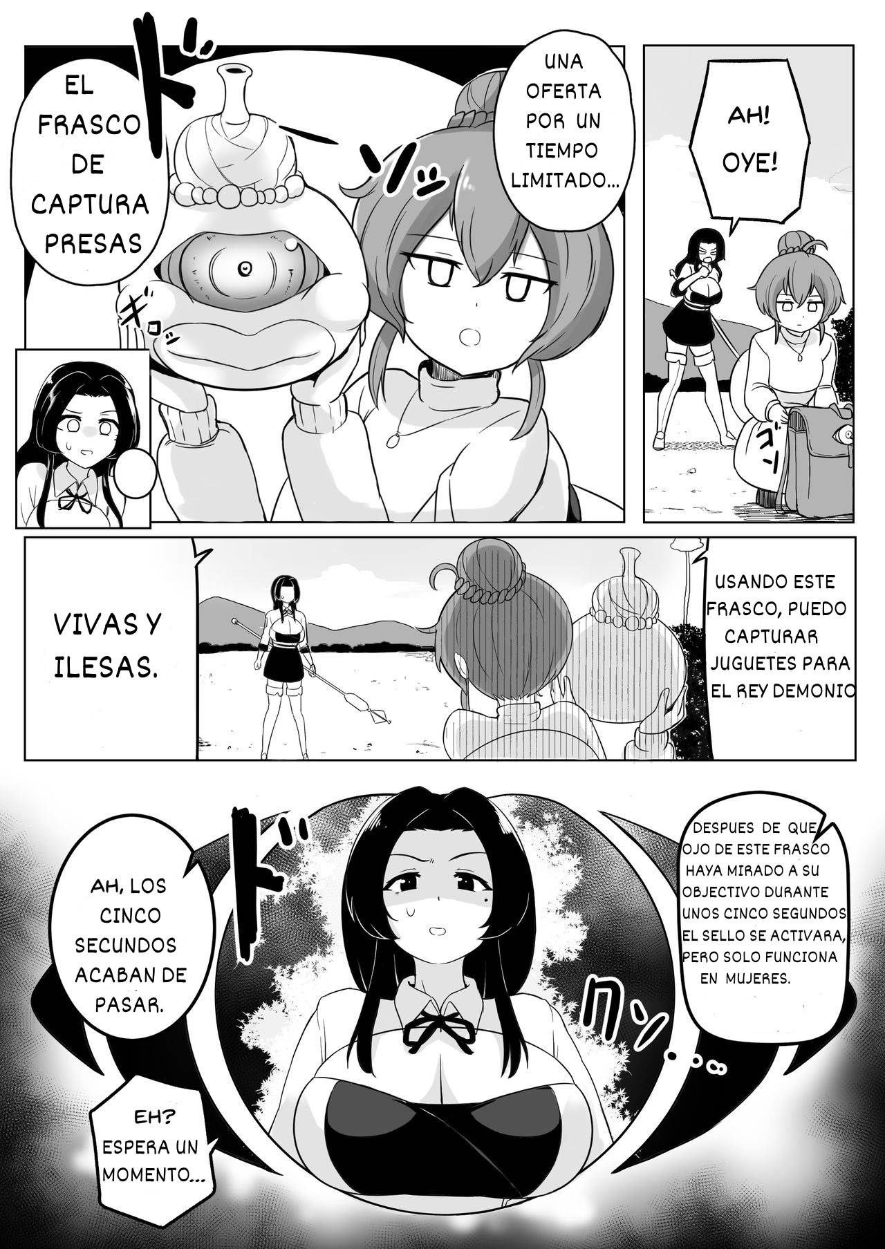 Manga de la serie Ikedori de 4 páginas page 1 full