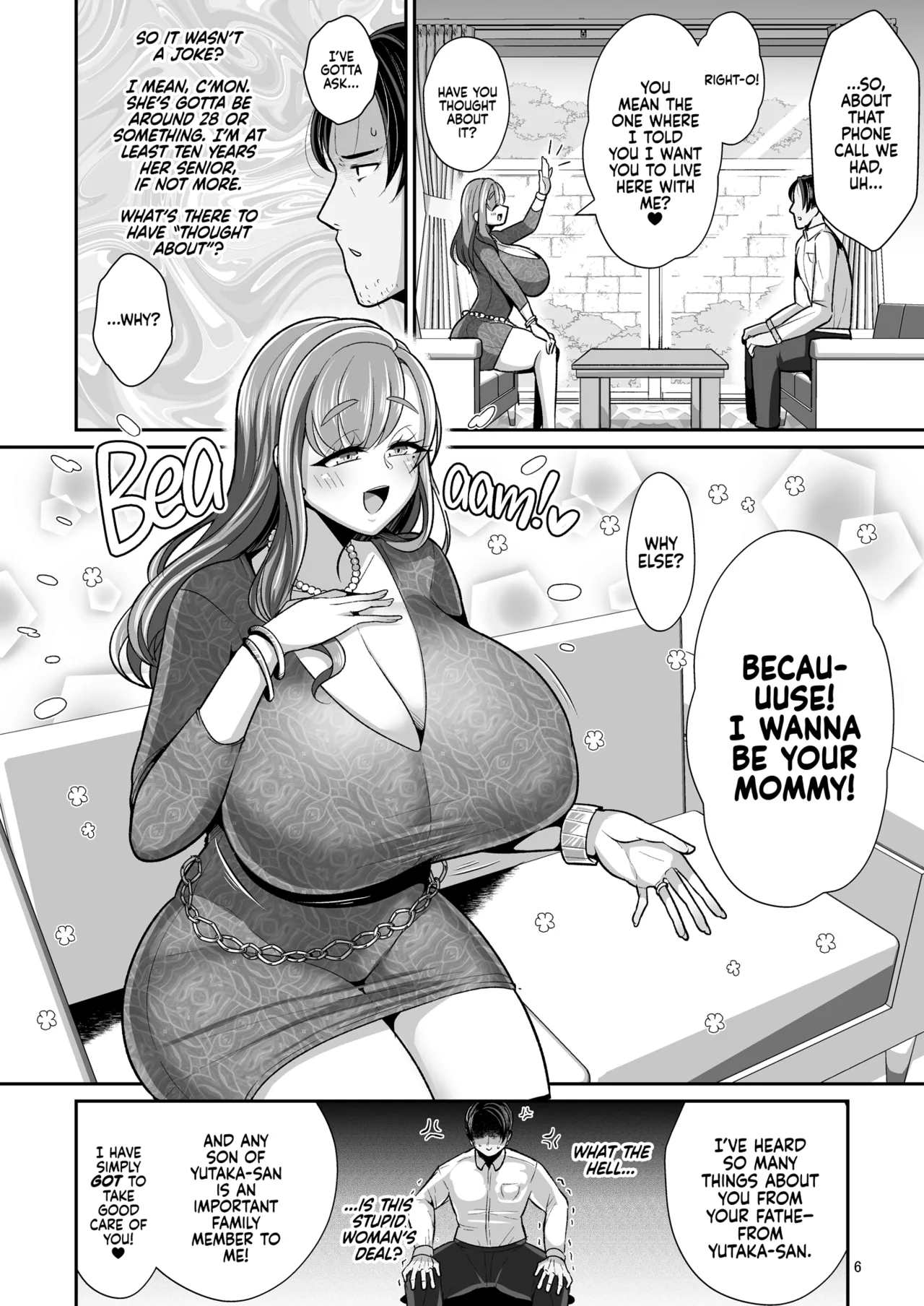 Yurufuwa Kyonyuu no Toshishita Mama to Aisaretakatta Oji-san no Ore |  Her, My Younger Well-Endowed Stepmom, and Me, a Sill Old Guy Who’s Only Ever Wanted to Be Loved page 8 full