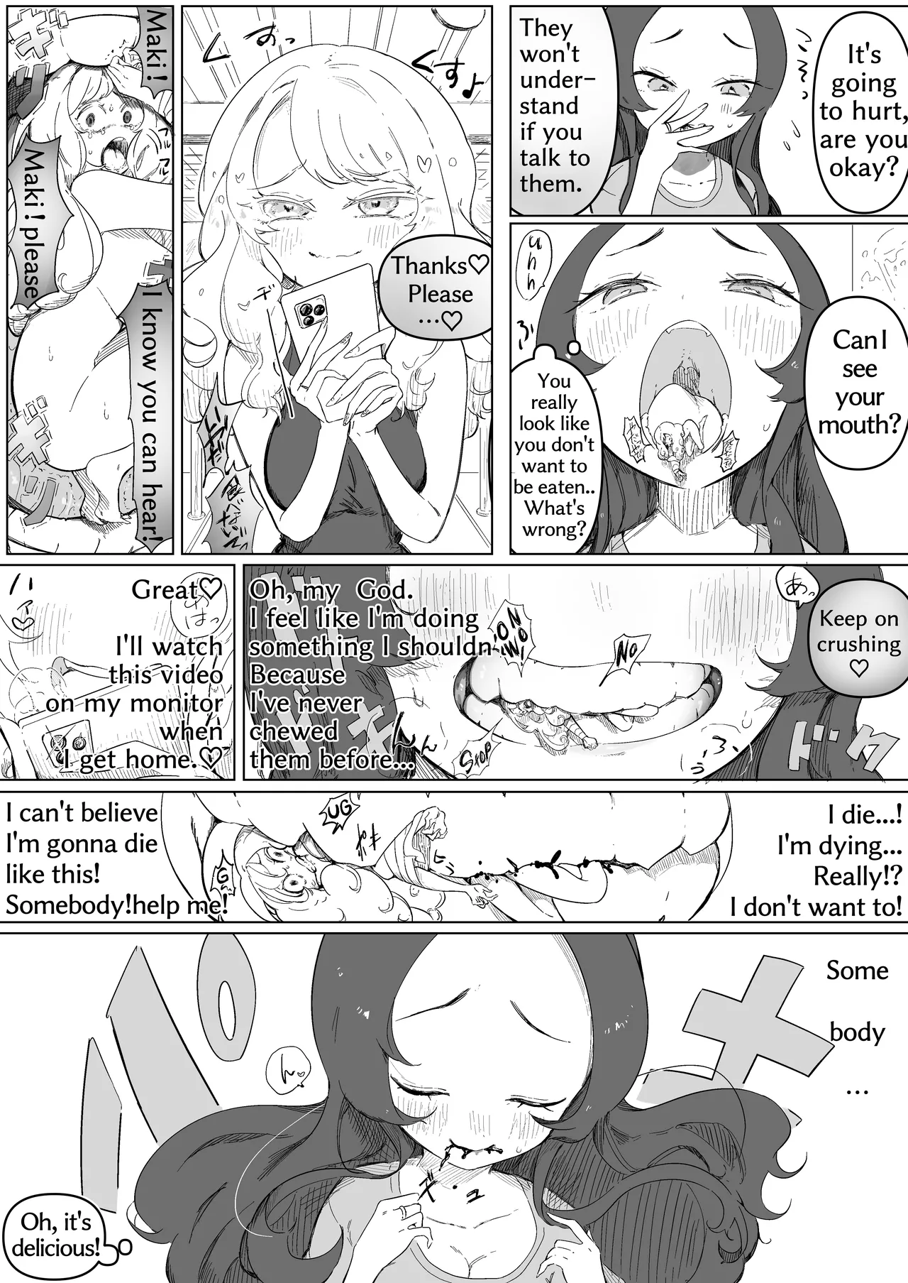 Mukatsuku Onna o Kami Tsubushite Morau | Having an Irritating Woman Chewed Up page 6 full