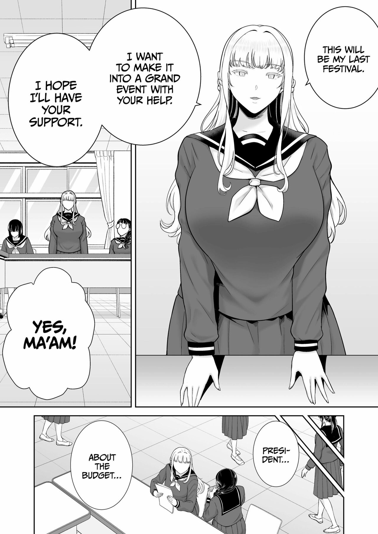 Seika Jogakuin Koutoubu Kounin Sao Oji-San 7 page 2 full