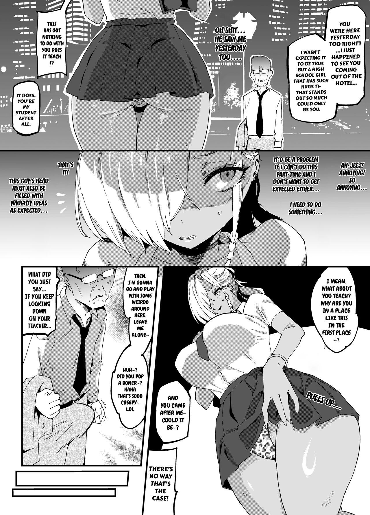 Making the Tall Plump Tough Bitch Gal understand her Place page 9 full