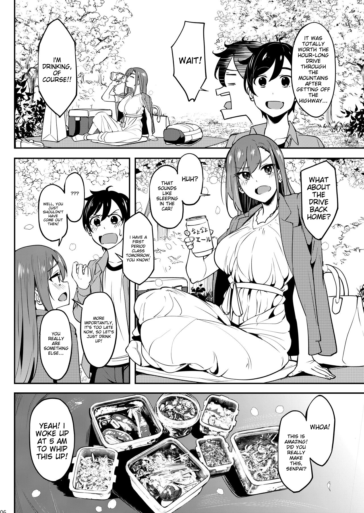 Yoidore Hanamizake - Daigaku no Senpai to Ohanami Deisui Sex page 5 full