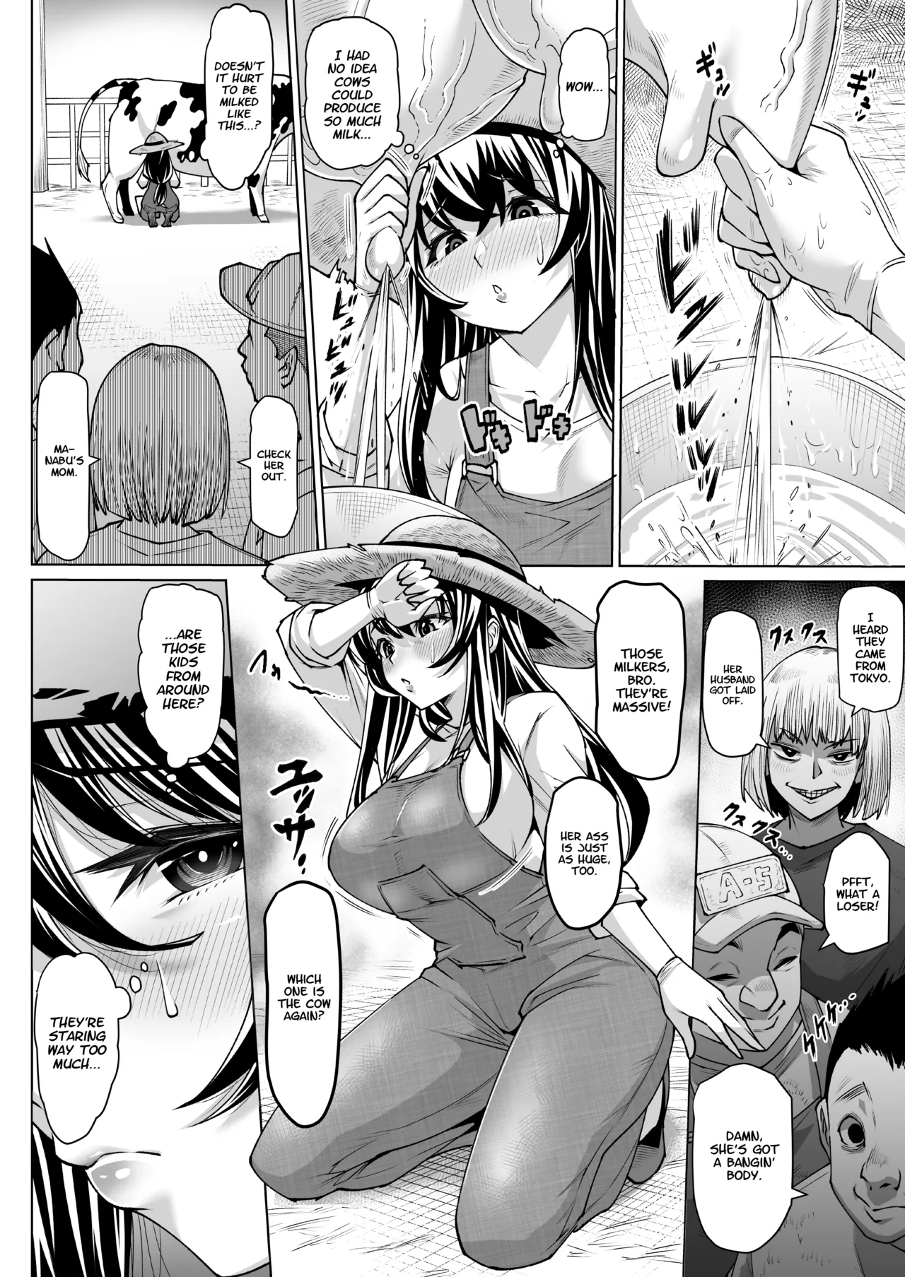 Mesu Ushi Mama Netorare Bokujou Ushinoo ma na 34 sai - Kachiku Toshite Haramase Ninshin Shiikusareta Haha - 1 page 10 full
