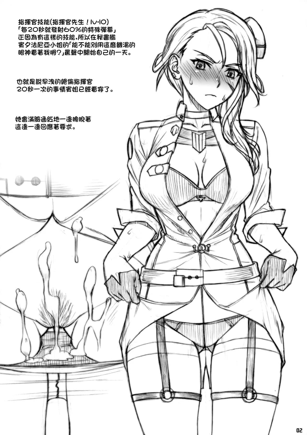 20秒毎60%で特殊弾幕をペン姉さんに発射する指揮官 page 2 full