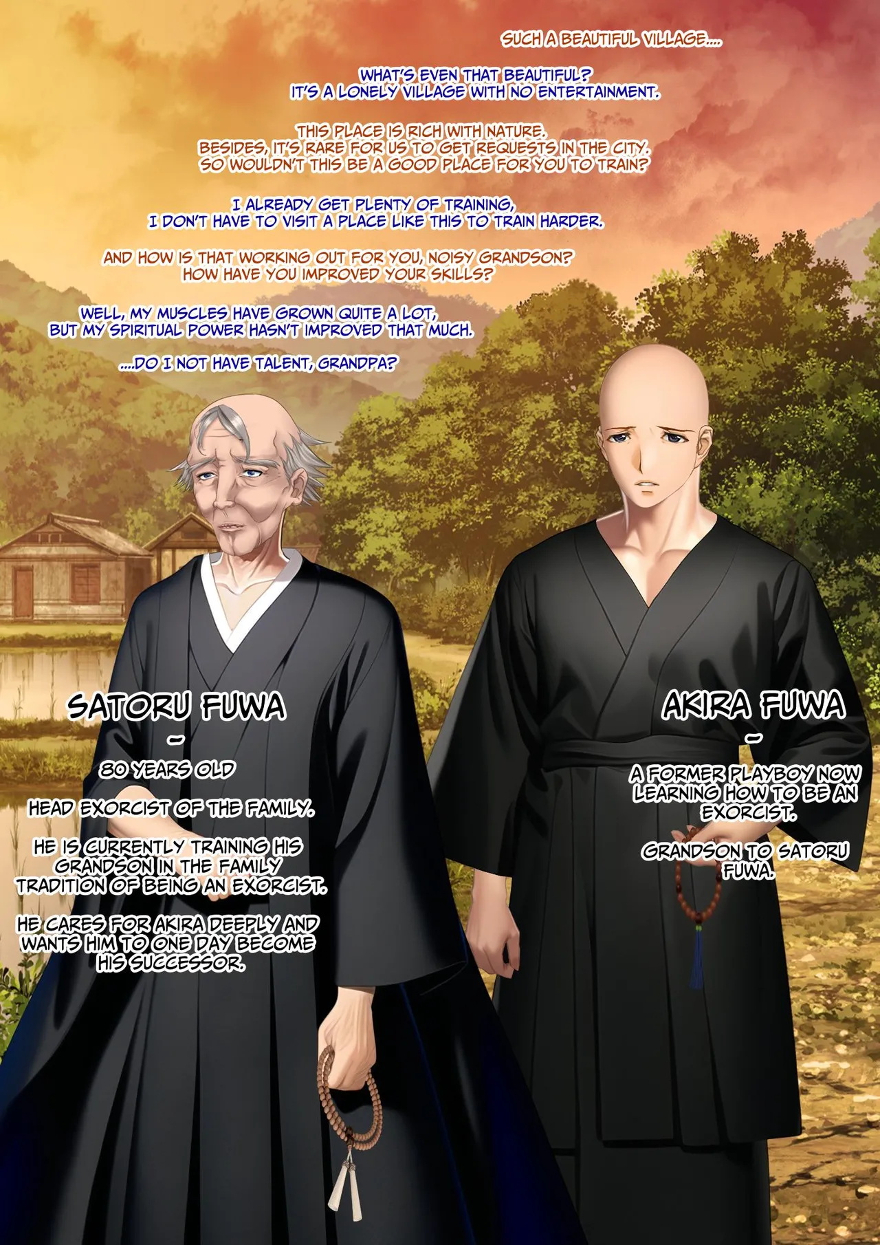 The Succubus Box: A lewd and unusual fate befalls the exorcist grandfather and grandson. page 4 full