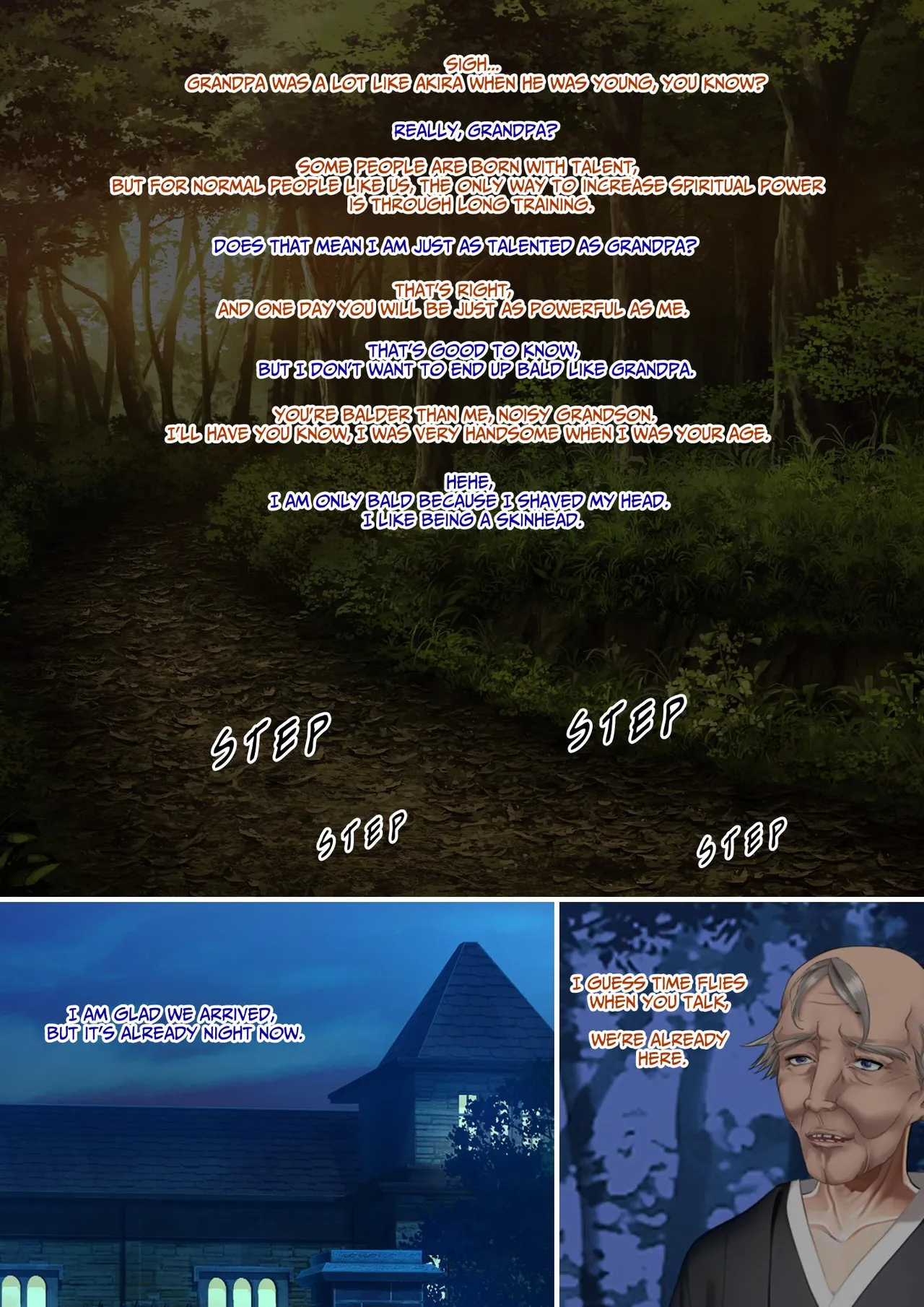 The Succubus Box: A lewd and unusual fate befalls the exorcist grandfather and grandson. page 5 full