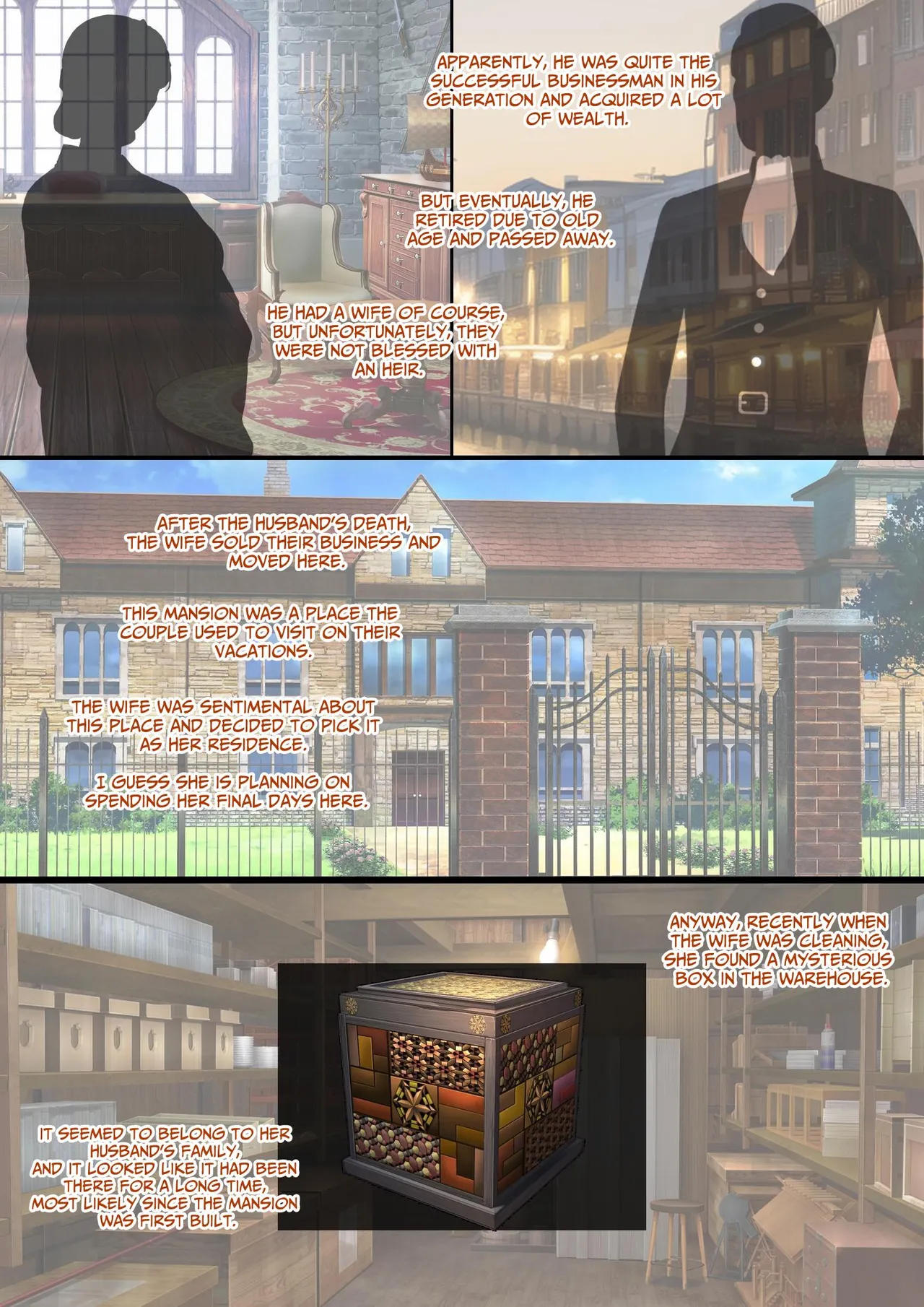 The Succubus Box: A lewd and unusual fate befalls the exorcist grandfather and grandson. page 7 full