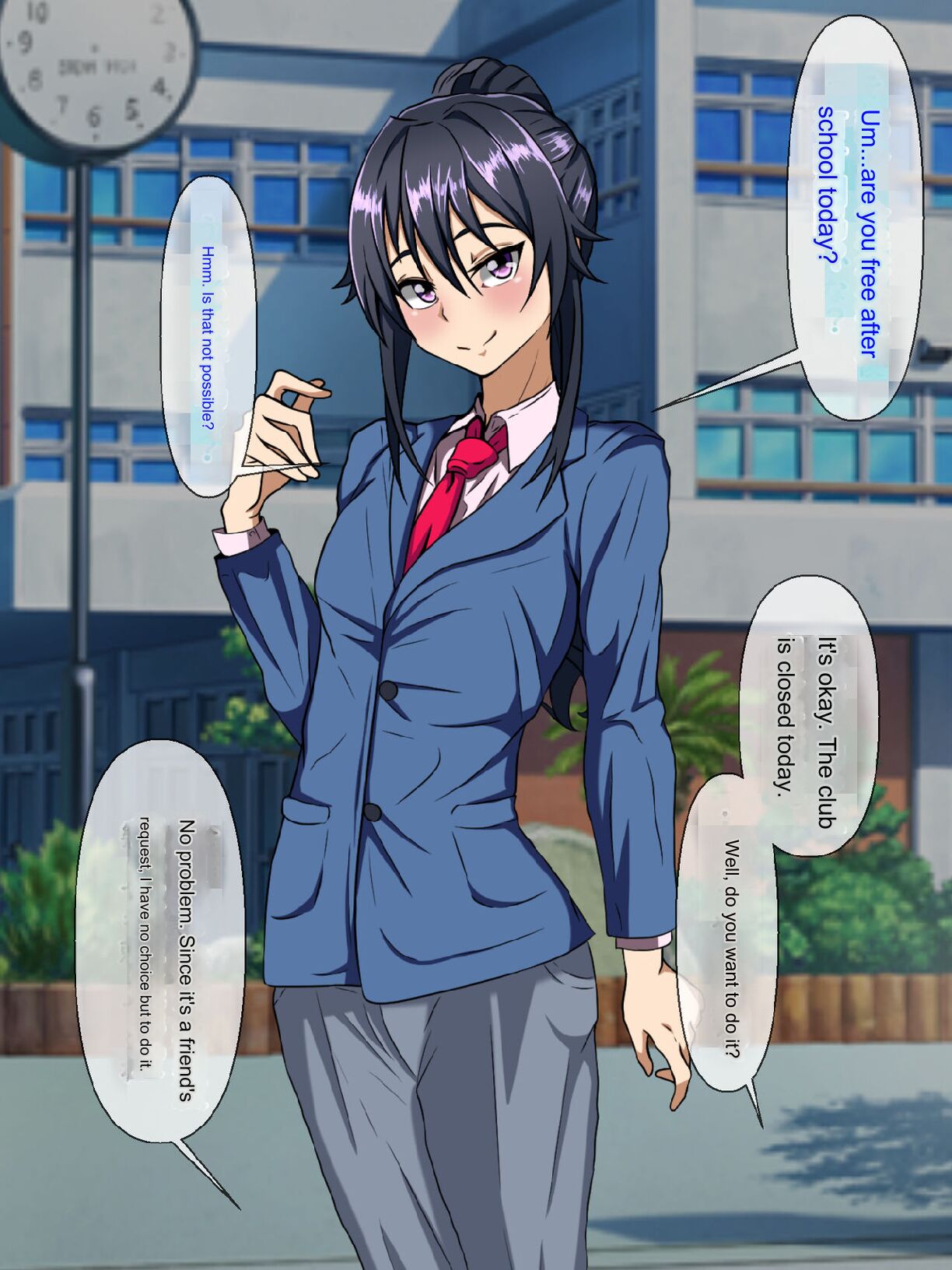 Wafuukei Osananajimi wa Kokujin Ryuugakusei ni Netorareru | Cuckolded by Japanese childhood friend Japanese black international student page 4 full