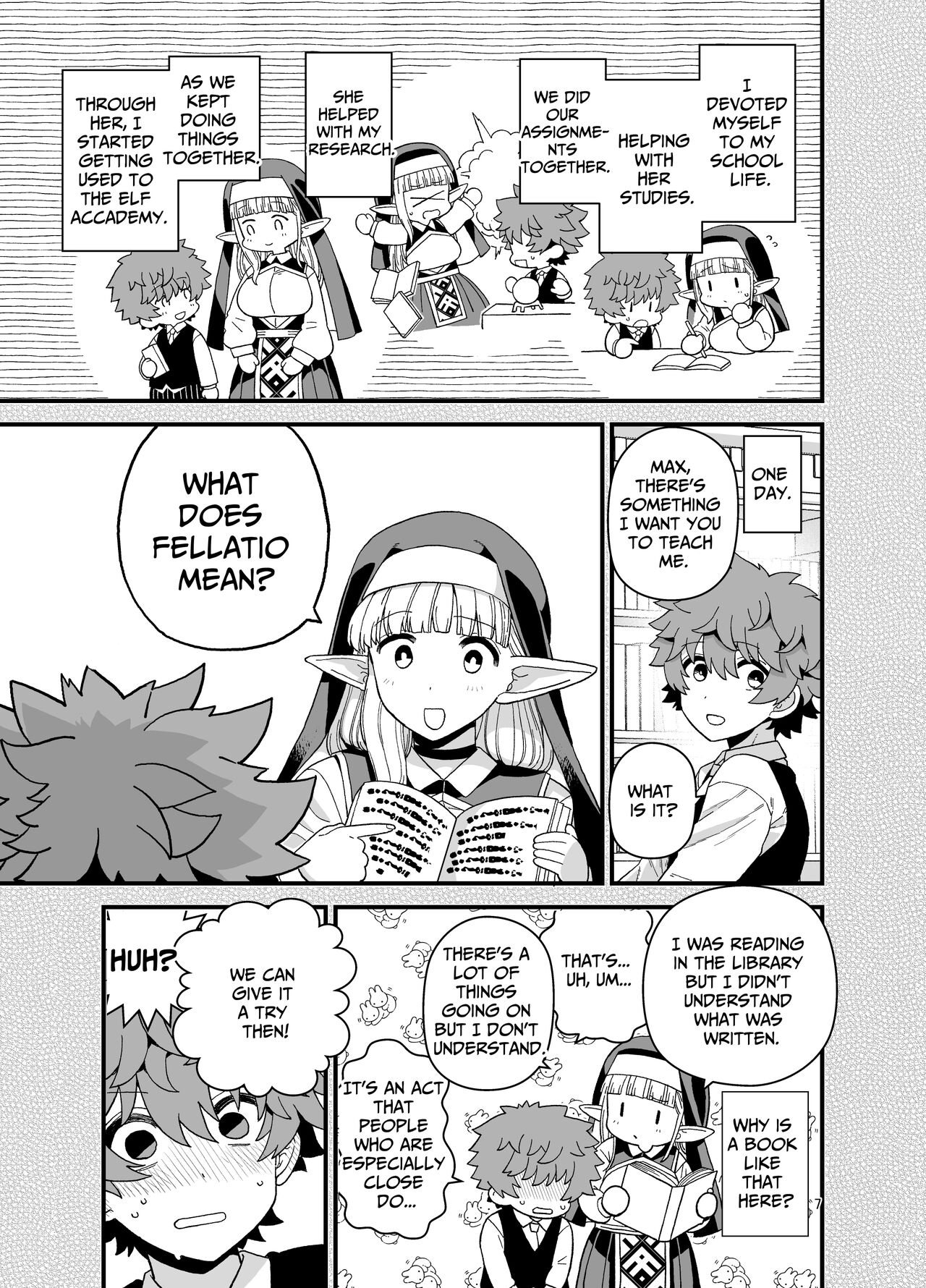 Elf Gakuen no Yuutousei - Honor student of Elf Academy page 8 full