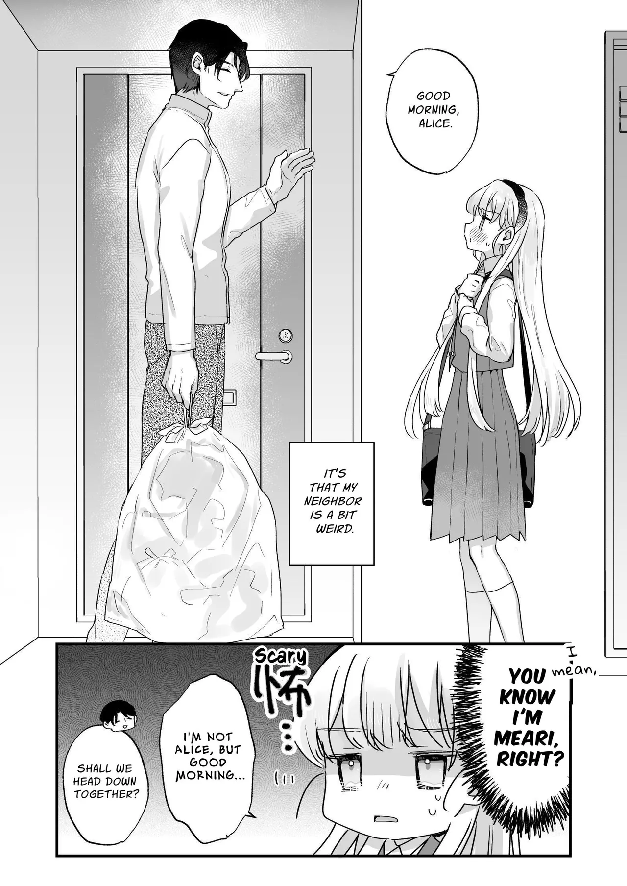 Sonna Ai nara Iranai ~Arisu nanka Janai noni Tonari no Onii-san ga Arisu tte Yondekite nanka Kowai~ | I Don't Need That Kind Of Love ~The creep next door calls me Alice and it scares me~ page 3 full