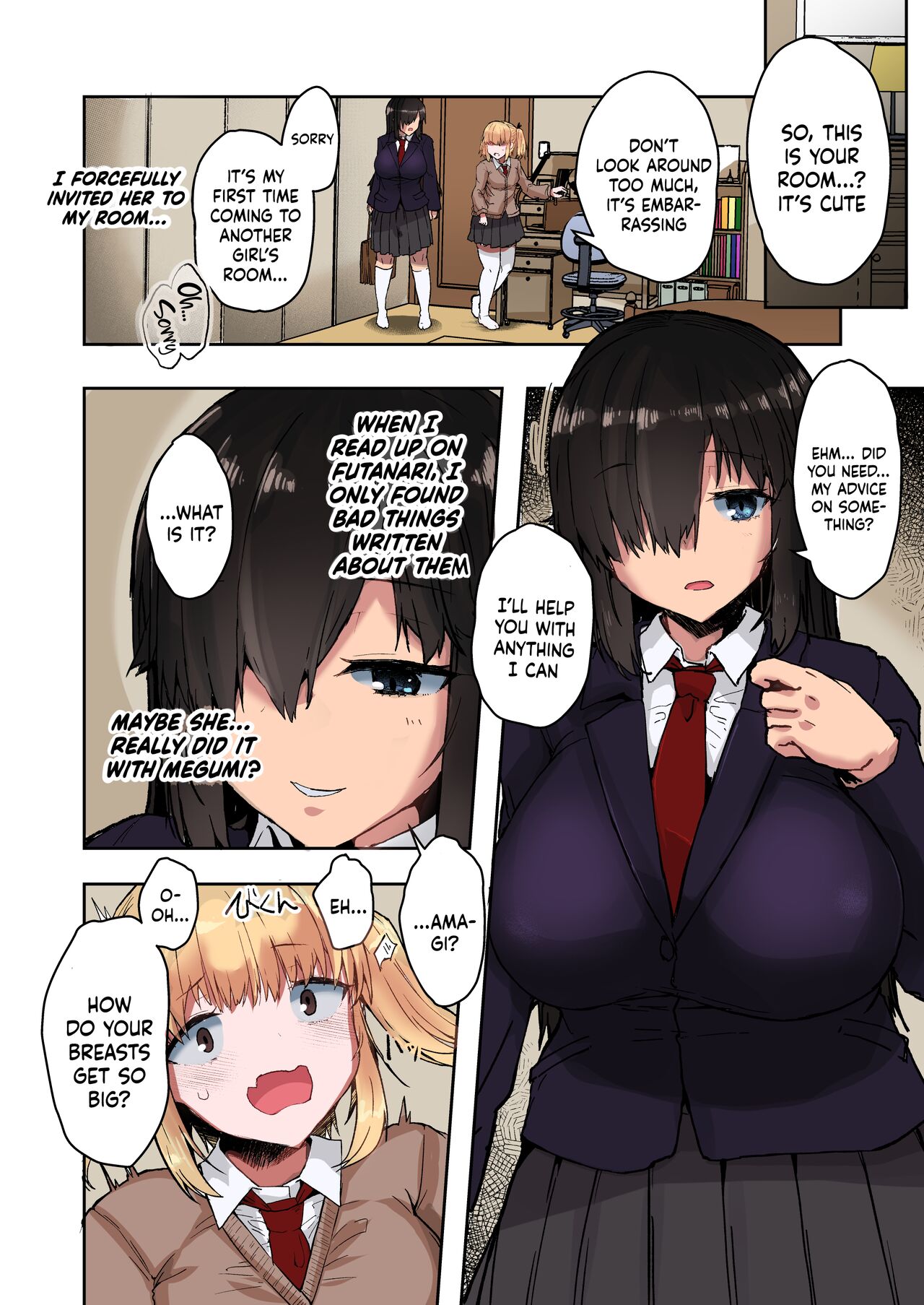 Futa Musume ni Itazura Shicha Ikemasen -Amagi Risa Hen- | Don't Mess With Futa Girls -Amagi Risa Chapter- page 7 full