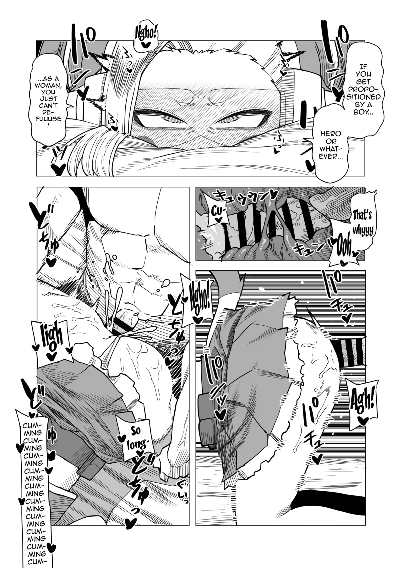 [Oekaki Kaki] Teisou Gyakuten no Hero Academia | Inverted Morality Hero Academia (Boku no Hero Academia) [English] {Doujins.com} Hentai - Raw  123