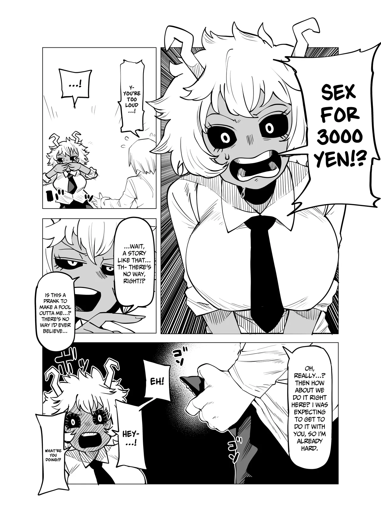 [Oekaki Kaki] Teisou Gyakuten no Hero Academia | Inverted Morality Hero Academia (Boku no Hero Academia) [English] {Doujins.com} Hentai - Raw  53