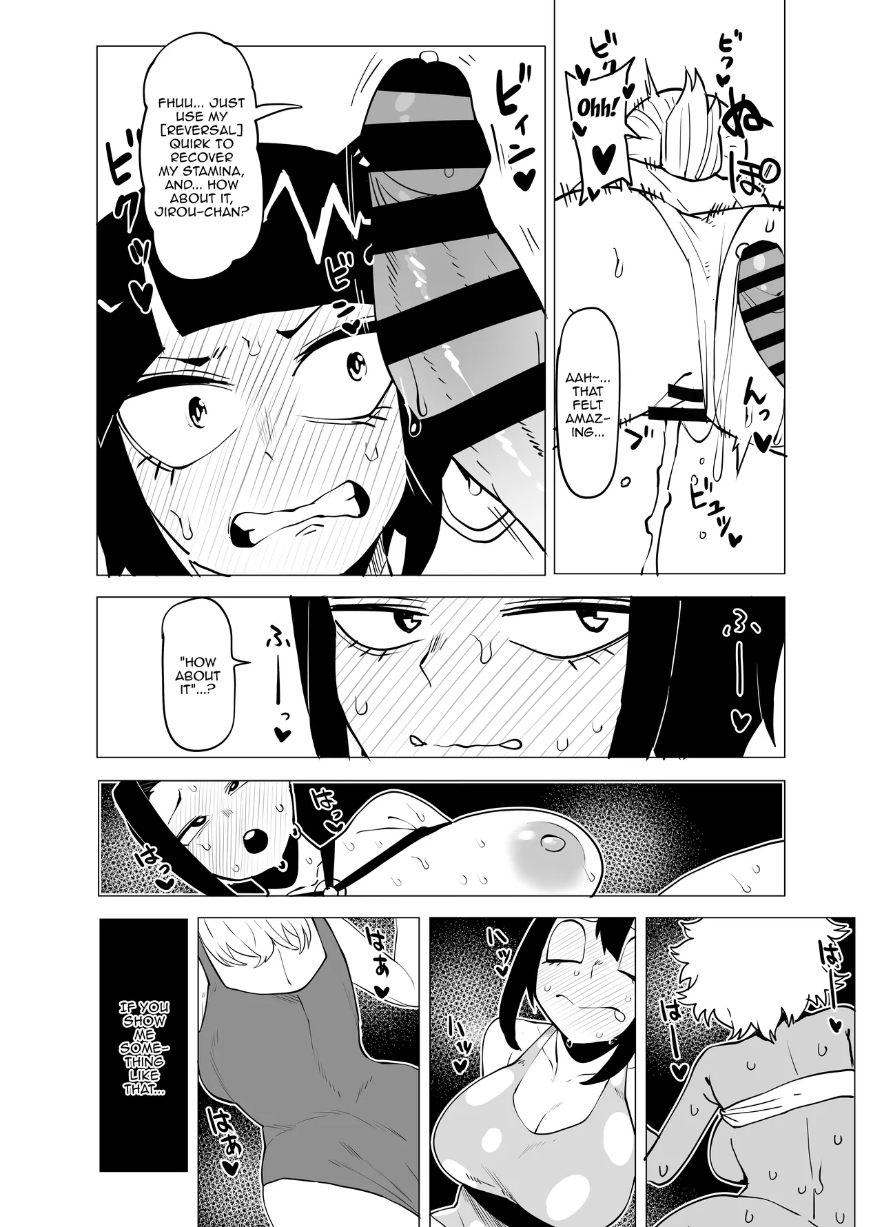 [Oekaki Kaki] Teisou Gyakuten no Hero Academia | Inverted Morality Hero Academia (Boku no Hero Academia) [English] {Doujins.com} Hentai - Raw  77