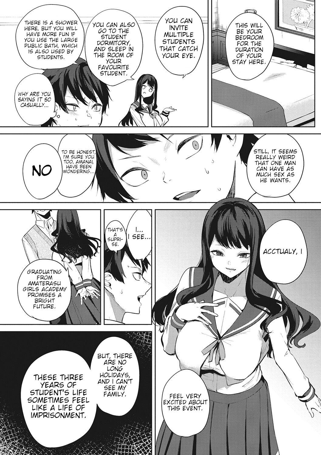 Amaterasu Jogakuin Bunkasai Ch. 1 | Amaterasu Girls' Academy Culture Festival Chapter 1 page 6 full