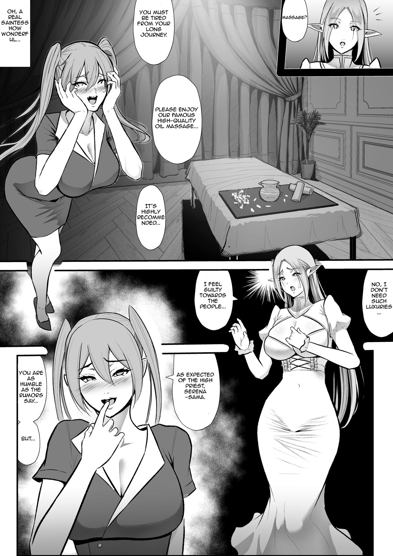 Cuckolded Elven Holy Maiden Serena, Falls into Anal Pleasure | Netorare Erufu no seijo shinkan serēna, anaru, kairaku ochi page 10 full