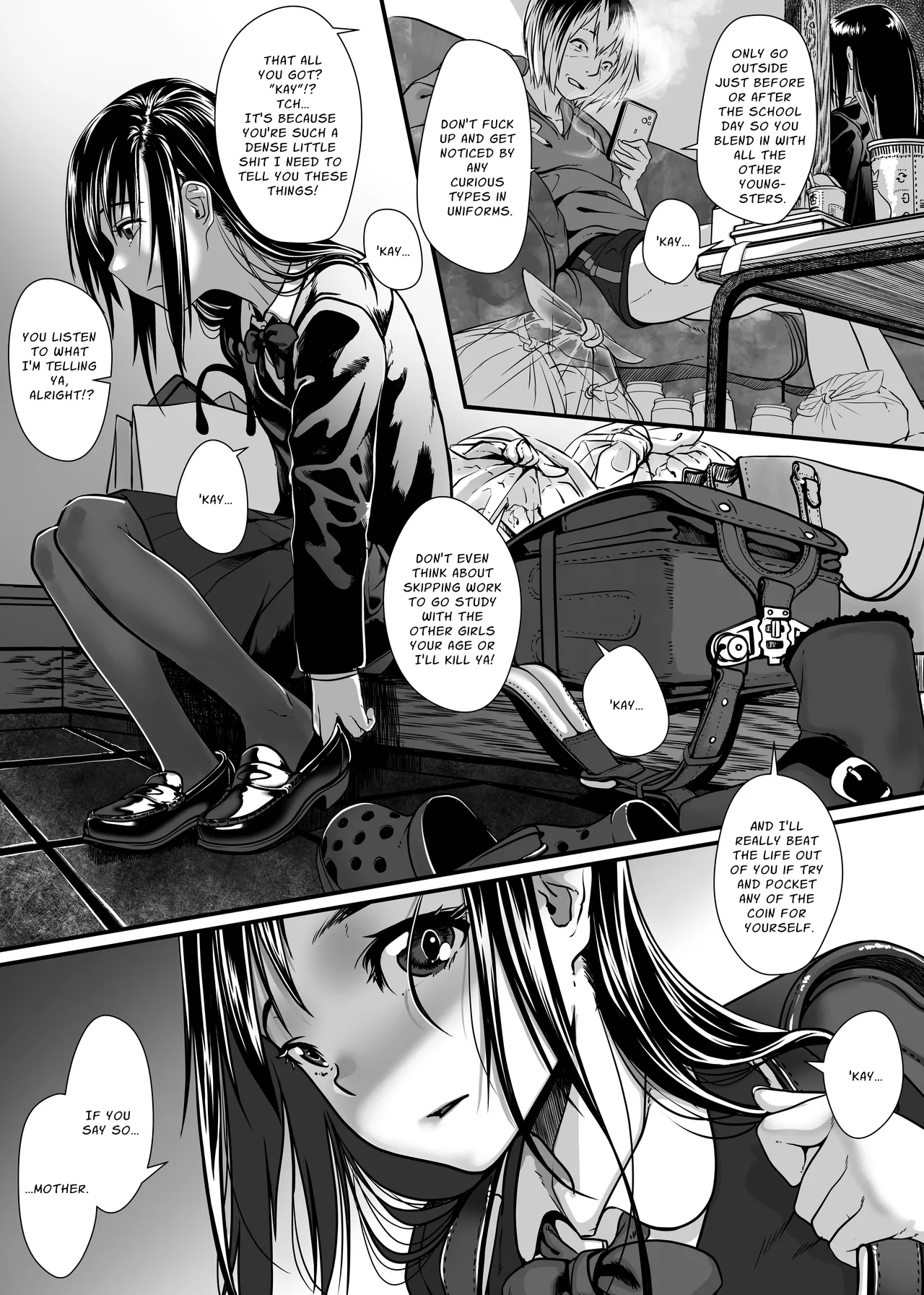 Bishoujo ga Kaishun Oji-san ni Okusuri de Torottoro ni Sareru Hanashi | Beautiful Prostitute Gets Wasted On Drugged Sex page 3 full