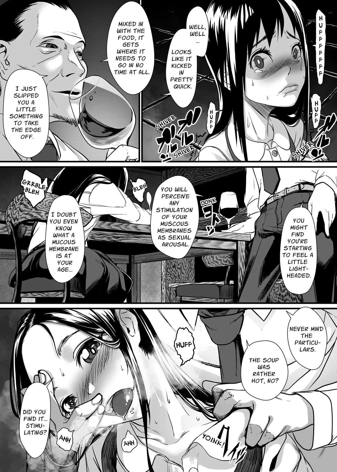 Bishoujo ga Kaishun Oji-san ni Okusuri de Torottoro ni Sareru Hanashi | Beautiful Prostitute Gets Wasted On Drugged Sex page 7 full