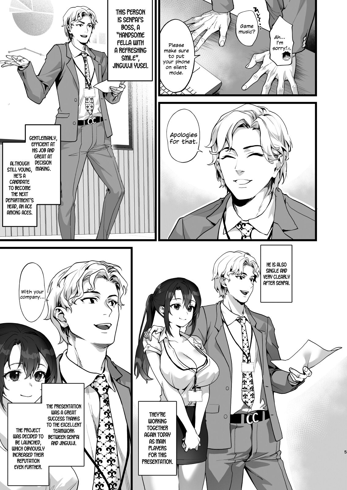 Heisha Zenin Oshi de Ero Kyonyuu no Senpai Ore ni dake Amaama Ecchi de Mesu Kairaku Ochi page 5 full