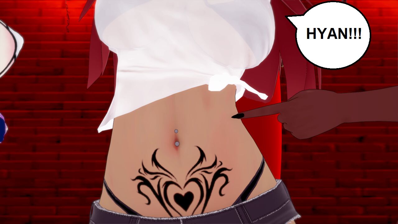 Manga "A fox girl in a world of tickling". Chapter 1: "The 2 mysterious tickle succubi." page 4 full