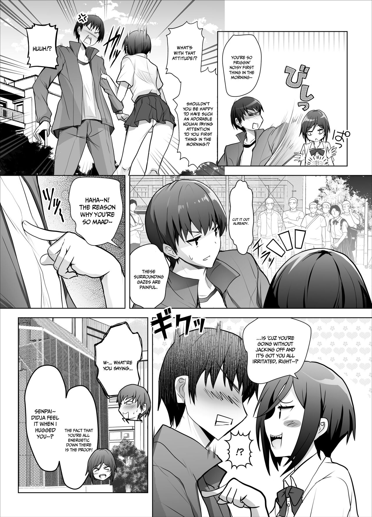 Gizaba Kouhai-chan ga Guigui Semete Kuru Hon page 4 full
