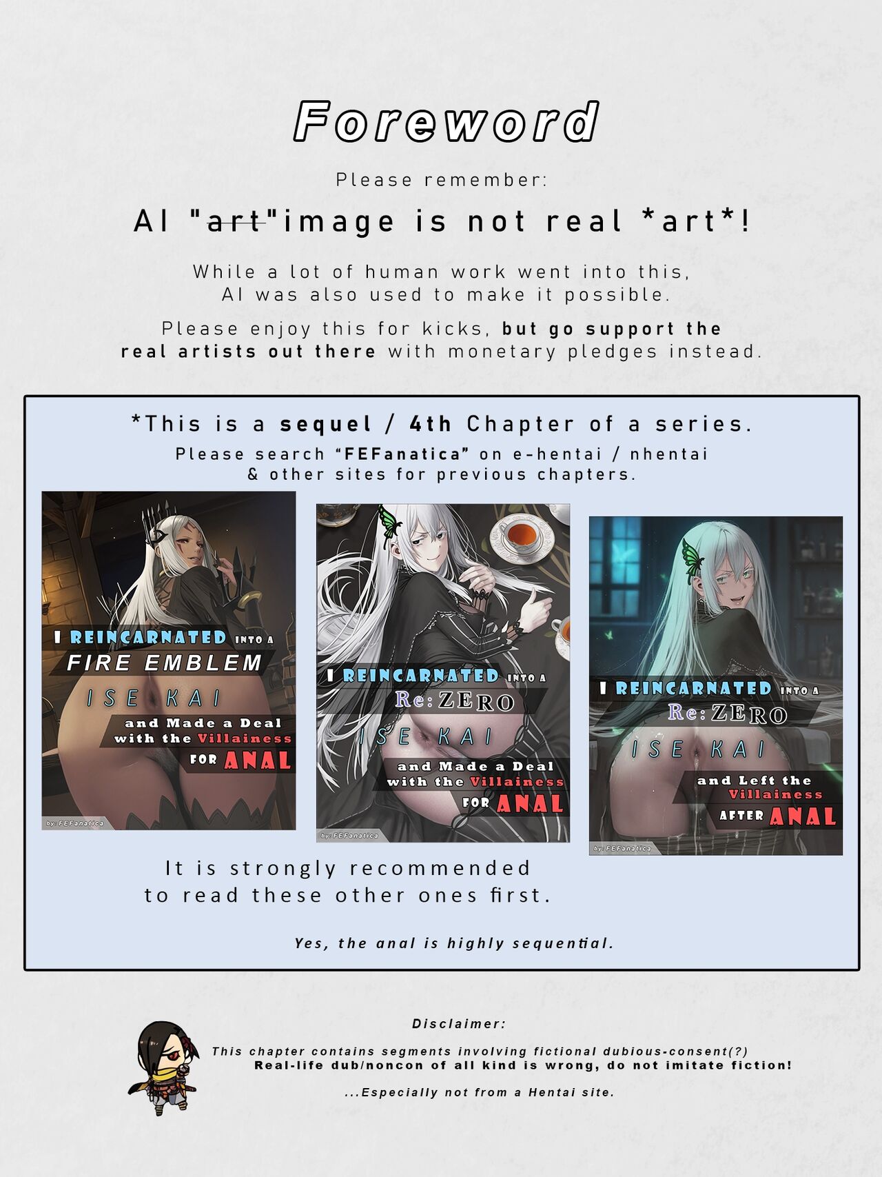 I Reincarnated Out of a Re:ZERO Isekai and Got Back at the Goddess Who Denied Me ANAL page 2 full