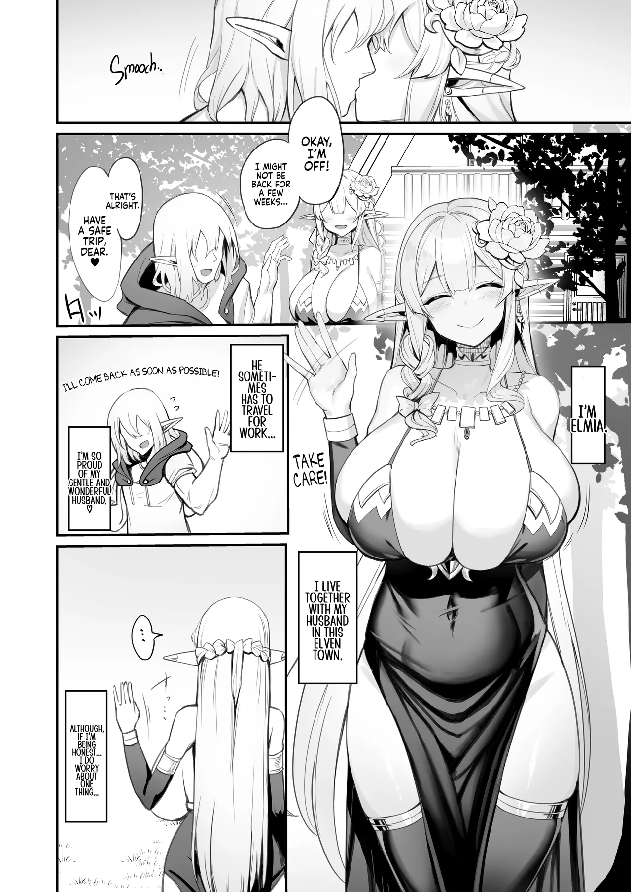 Hitozuma Elf wa Yokkyuu Fuman | The Elf Wife is Pent Up page 5 full