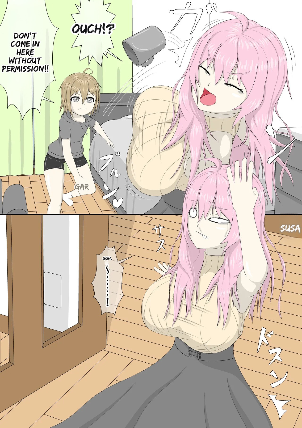 Hypnosis App With A BroCon Futanari Sister page 2 full