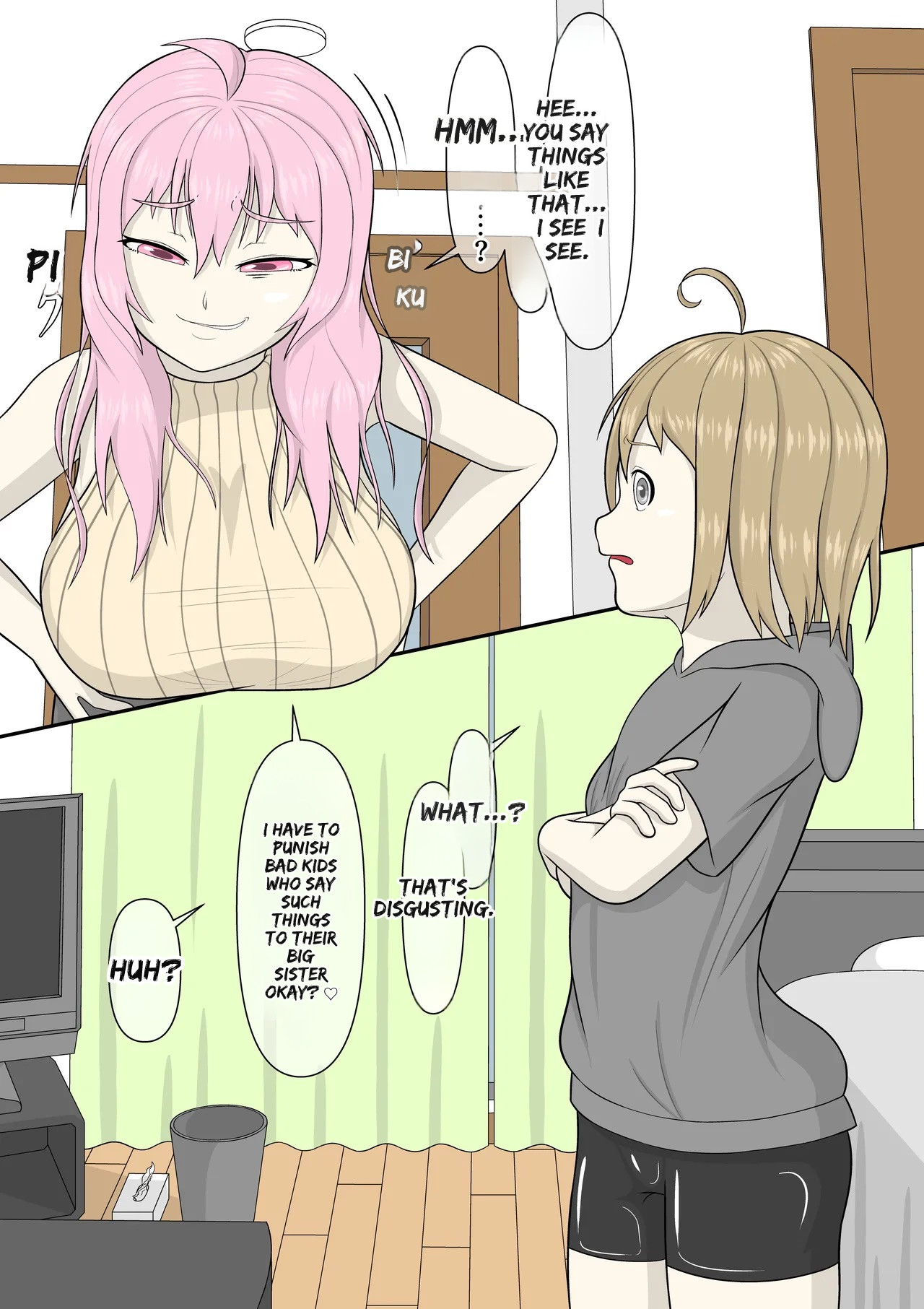 Hypnosis App With A BroCon Futanari Sister page 5 full