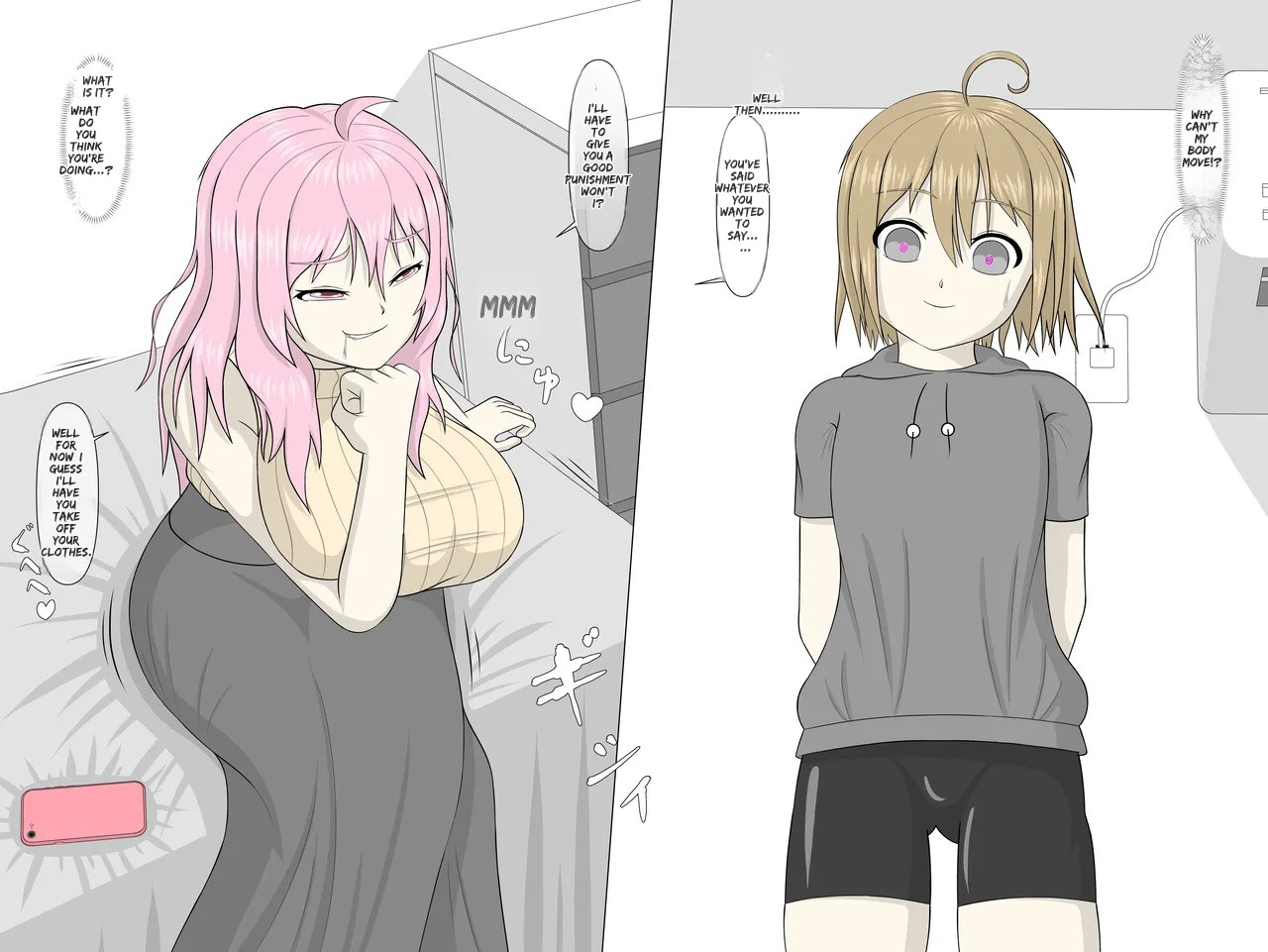 Hypnosis App With A BroCon Futanari Sister page 9 full