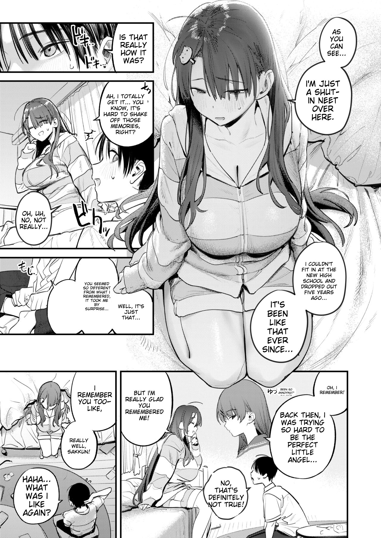 Mamono no Heya ~6 nen-buri ni Saikai shitara Hikikomori NEET ni Natteita Shinyuu no Onee-san ni Semararete Seieki o Shiboritorareru Hanashi page 10 full