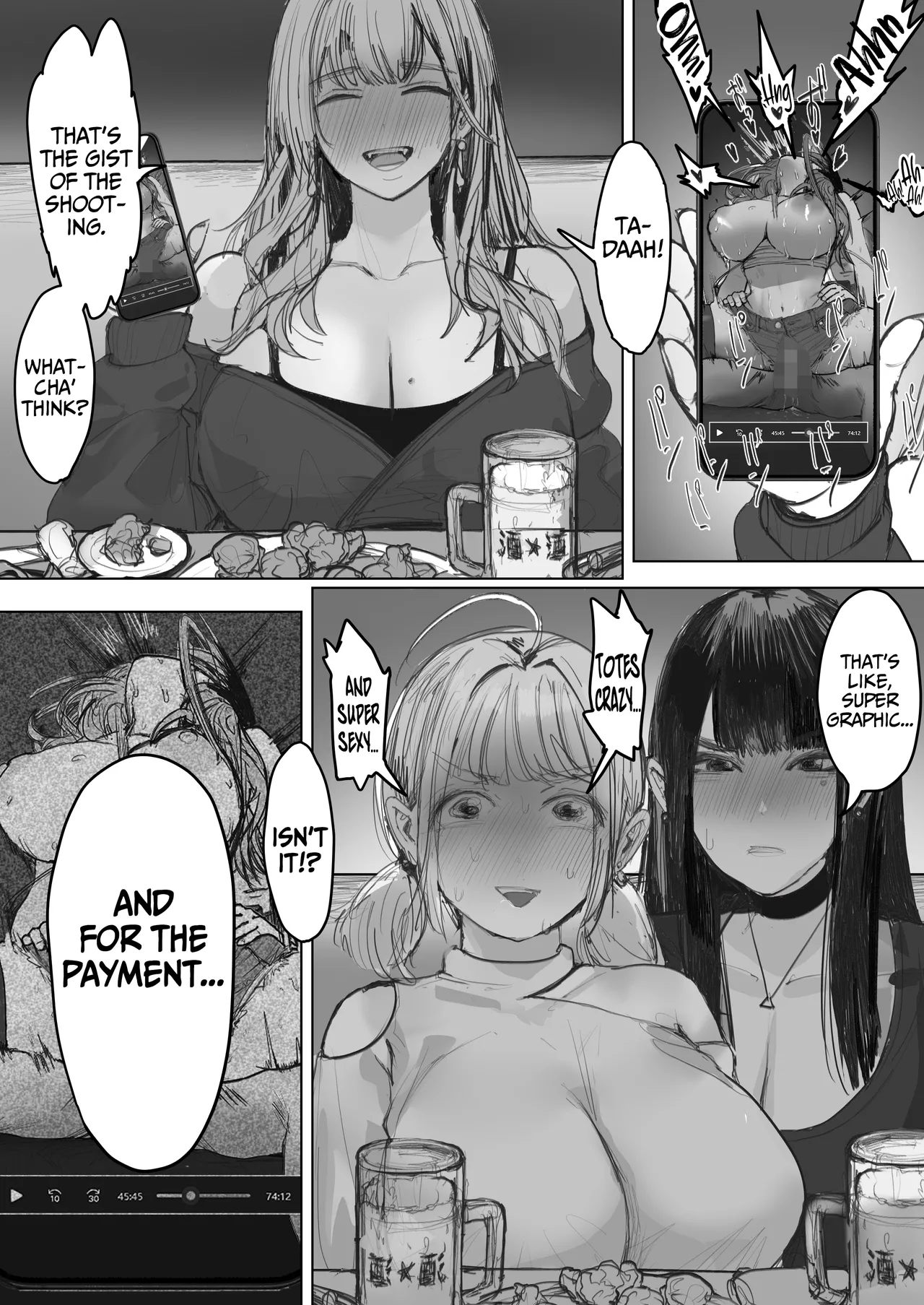 Shakkin Gal 3-nin ga Doujin AV Satsuei shita Kekka | The consequences of 3 debt-ridden gals shooting an AV page 6 full