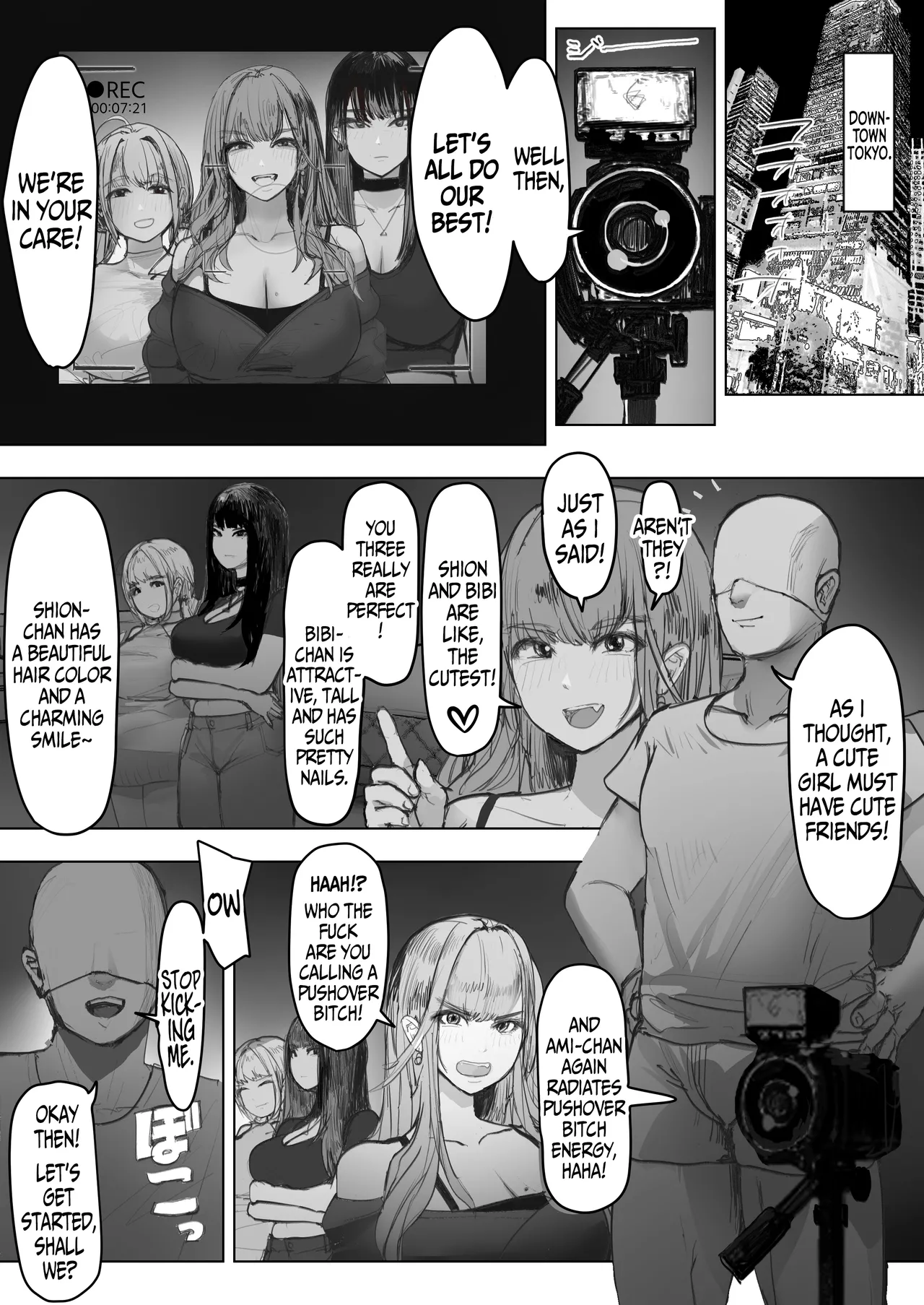 Shakkin Gal 3-nin ga Doujin AV Satsuei shita Kekka | The consequences of 3 debt-ridden gals shooting an AV page 8 full
