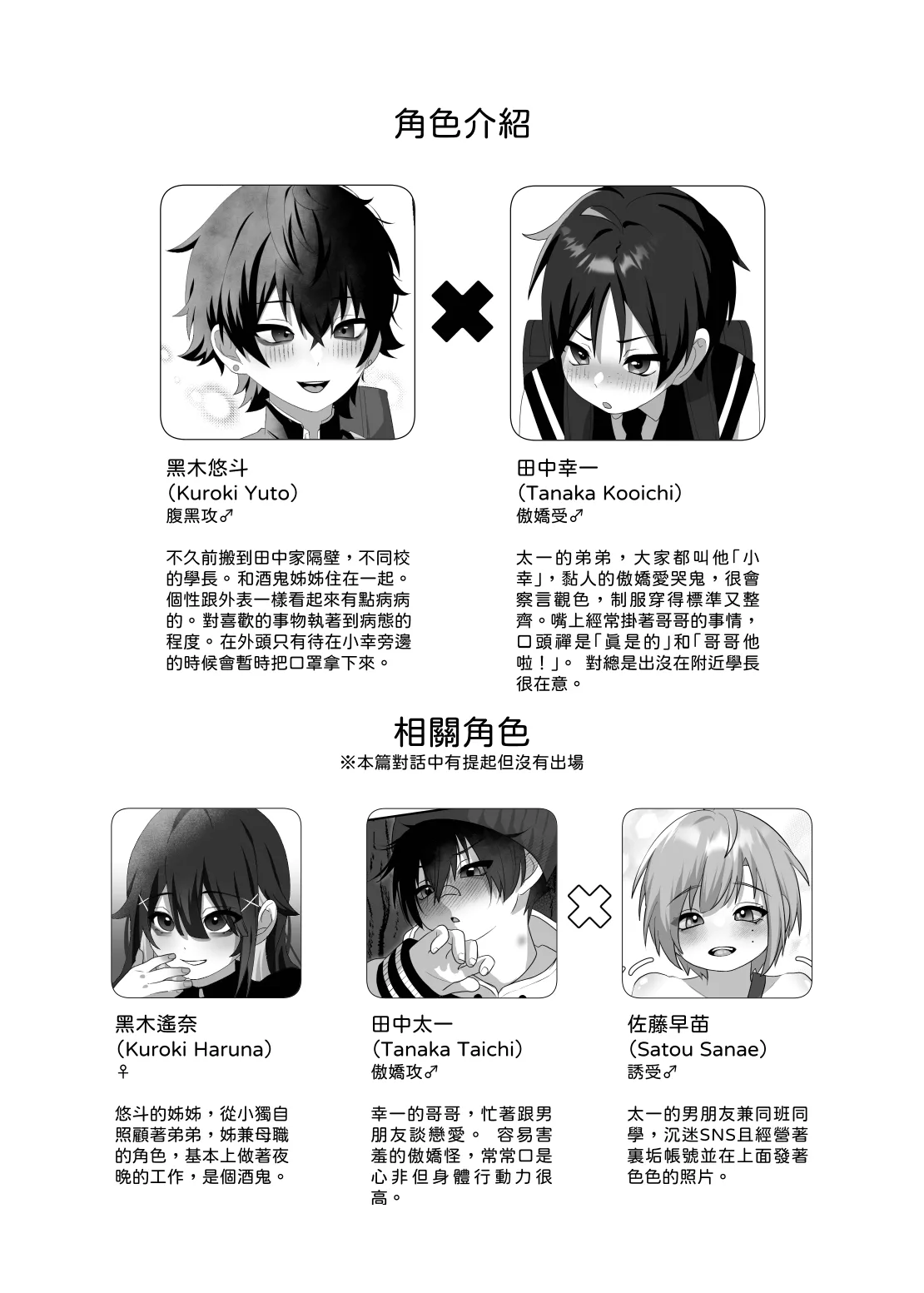 【養在地下室魚尾巴）】悠斗×幸一《如蜜般舔舐》 page 3 full