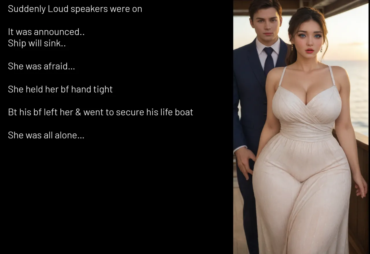 AI Generated, Stranded on Beach with arrogant girl, ENGLISH page 5 full