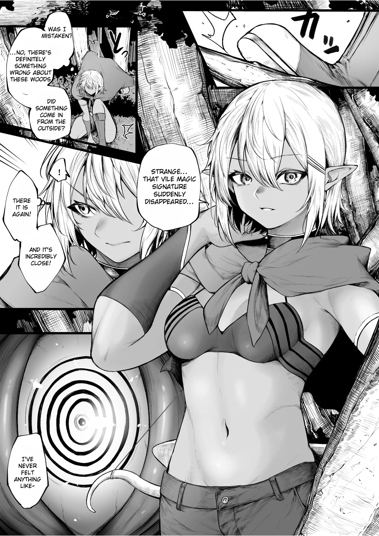 The Story of a Dark Elf Being Turned Into a Mess by Hypnosis page 1 full