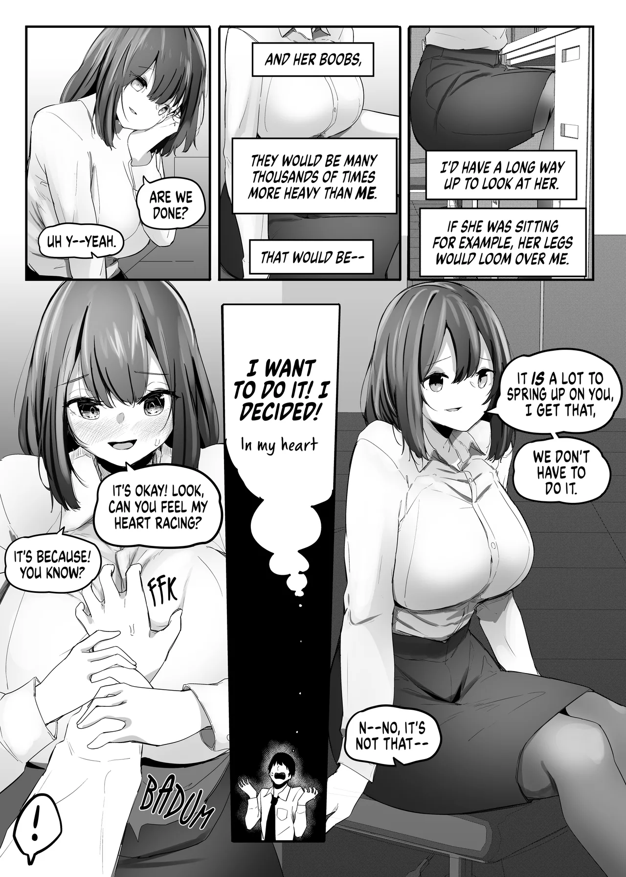 Ore no Seiheki ga Kouhai ni Baretara Kouhai mo Onaji Seiheki datta | She Knows My Sexual Secret page 8 full