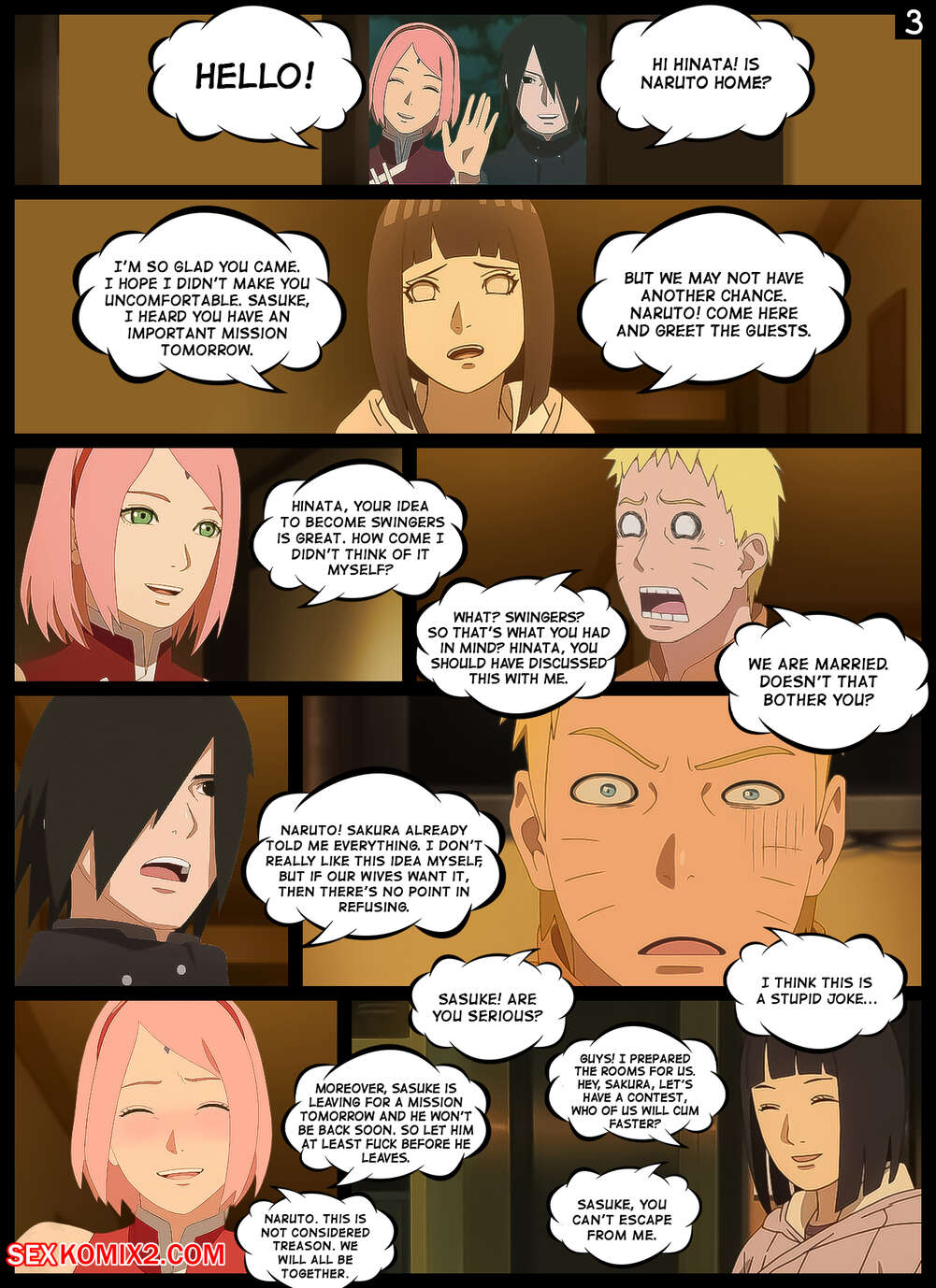 Naruto. Side Events. KristoLin for sexkomix2.com page 3 full
