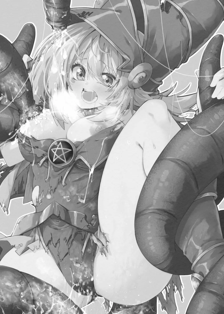 Magical na Girl-chan ga Ecchi na Shokushu ni Makechau Hon | 魔法闪耀黑魔导的冒失美少女被超色情的触手击败的同人本 page 3 full